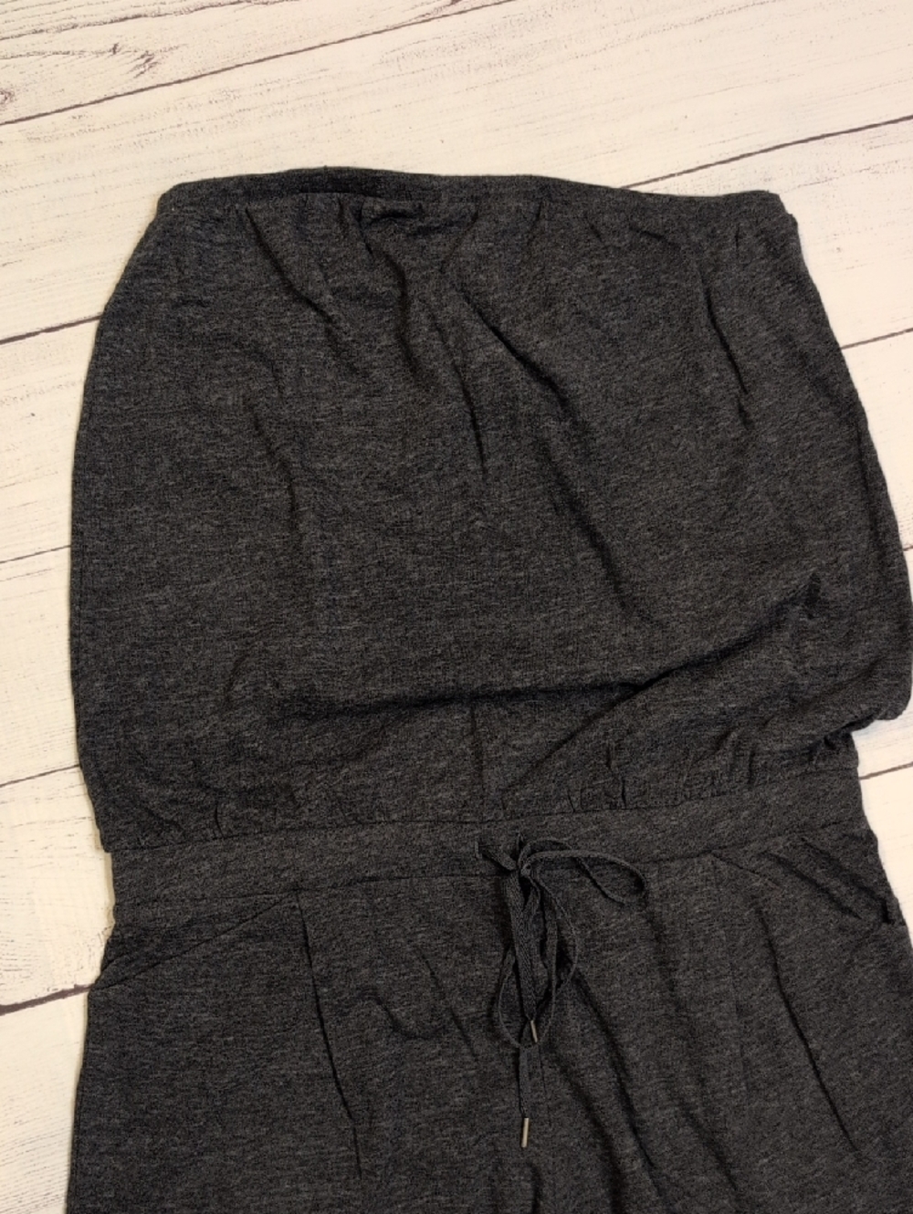 Victoria's Secret Dark Charcoal Strapless Jumpsuit - M - Picture 4 of 7